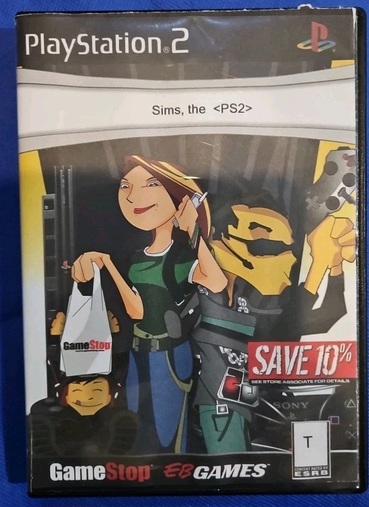 The Sims (PS2)  Gamestop. Mint. Tested. No Manual