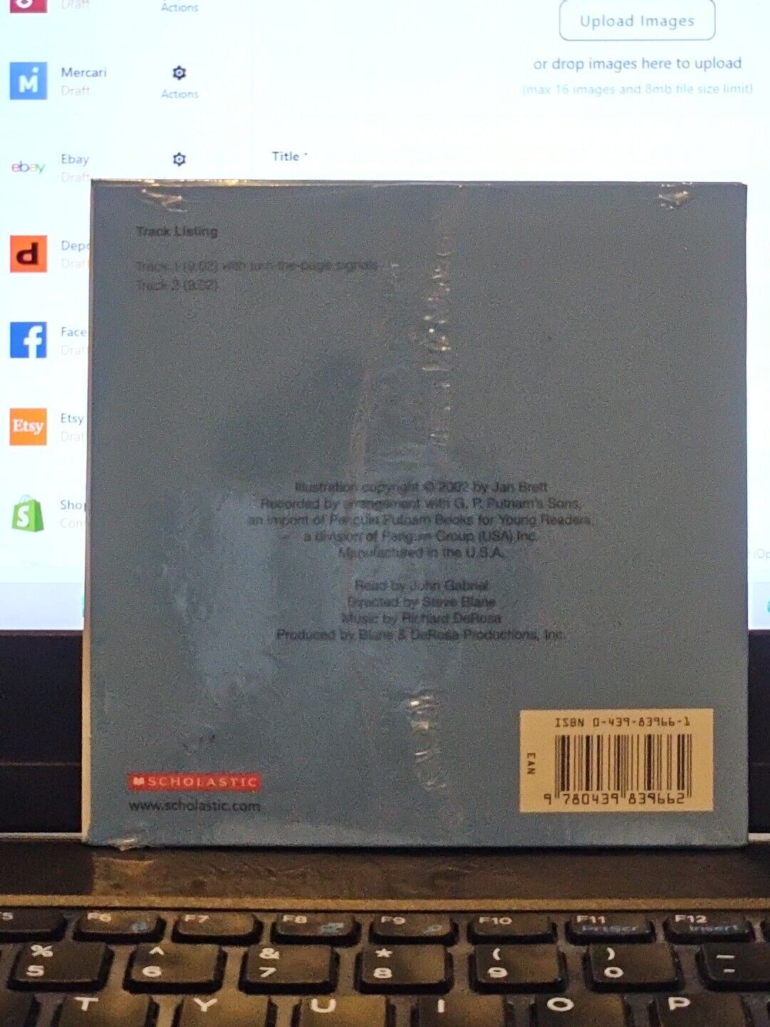 Scholastic Who's that knocking on Christmas Eve? Audio CD 2005 New Sealed-KIDS!!