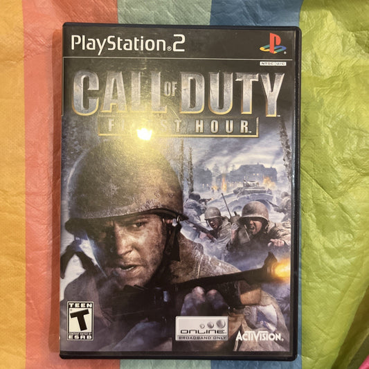 Call of Duty: Finest Hour (PS2) CIB. Manual. Original Case