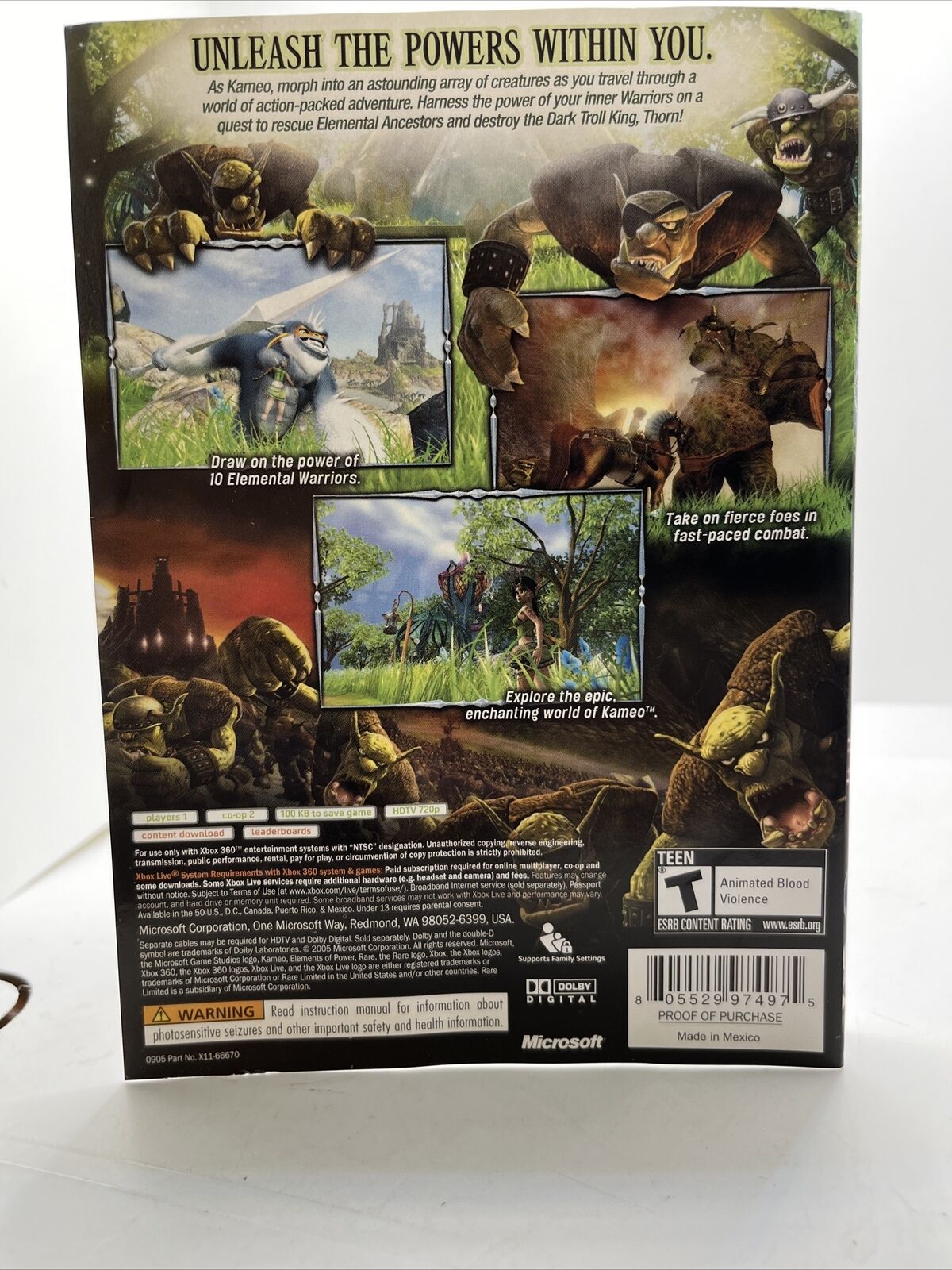 Kameo: Elements of Power (Microsoft Xbox 360, 2005)