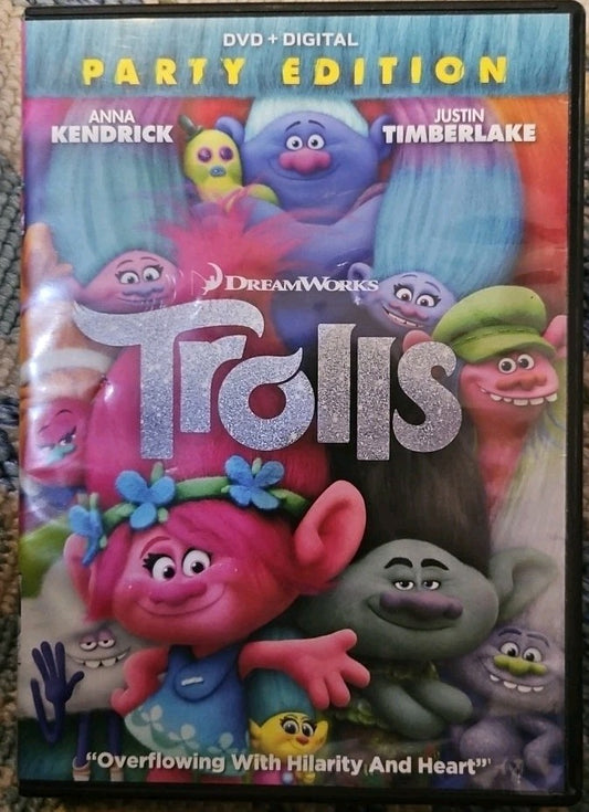Trolls (DVD, 2016) New Sealed