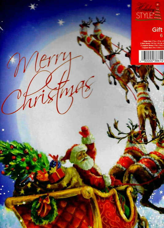 Christmas Gift Boxes 6 Pack