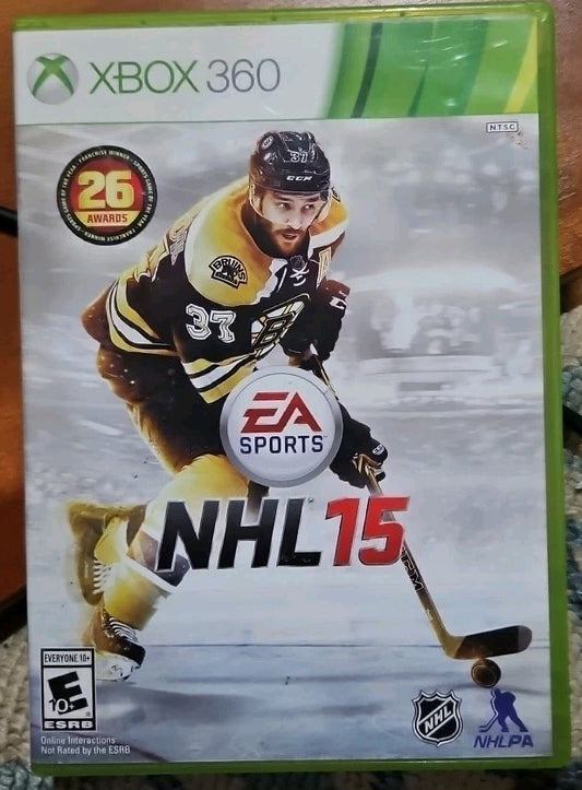 NHL 15 (Microsoft Xbox 360, 2014) Tested. No Scratches. New Case. Resealed
