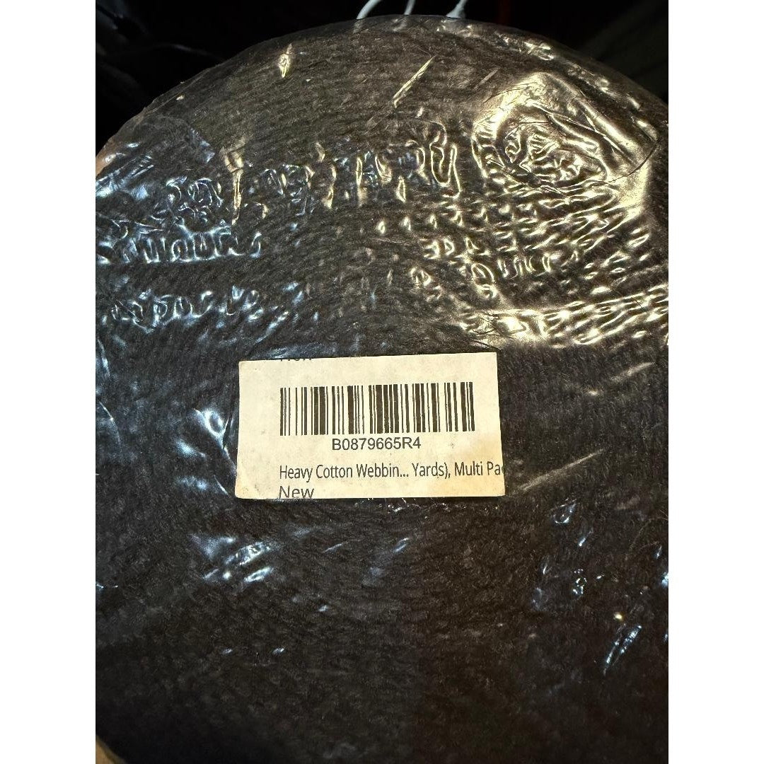 Matador Heavy Cotton Webbing Black Grey Tan 10 Yards NEW