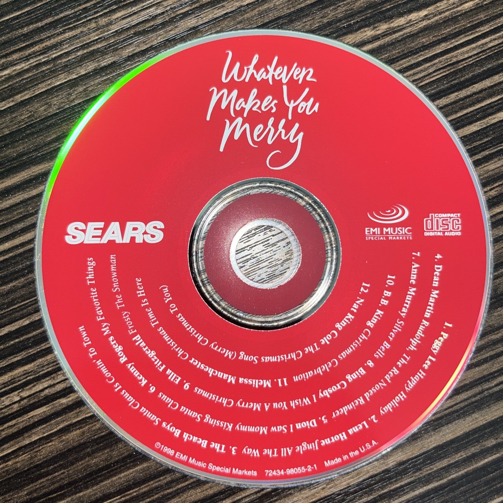 Whatever Makes You Merry - Sears (CD) Disc Only