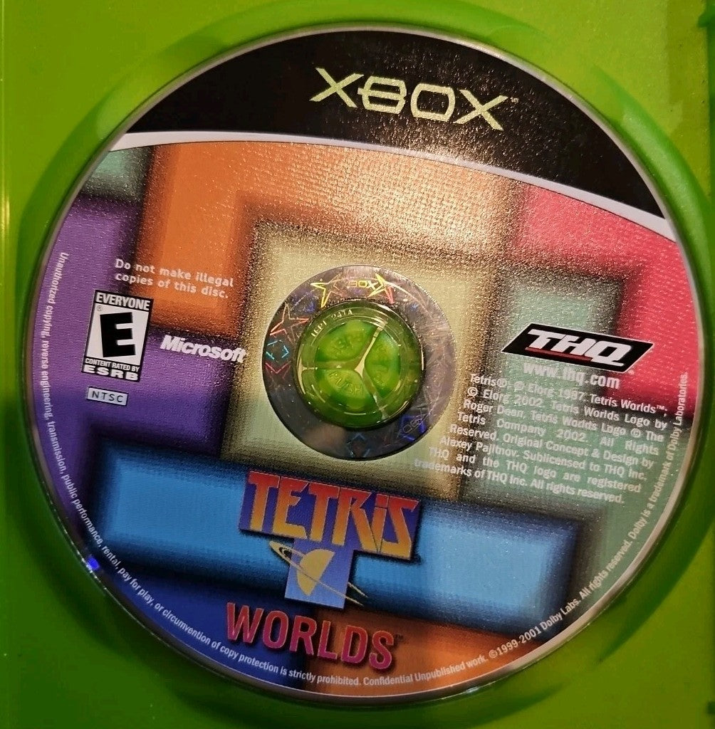 Tetris Worlds ( Xbox ) Tested. No Scratches. New Case