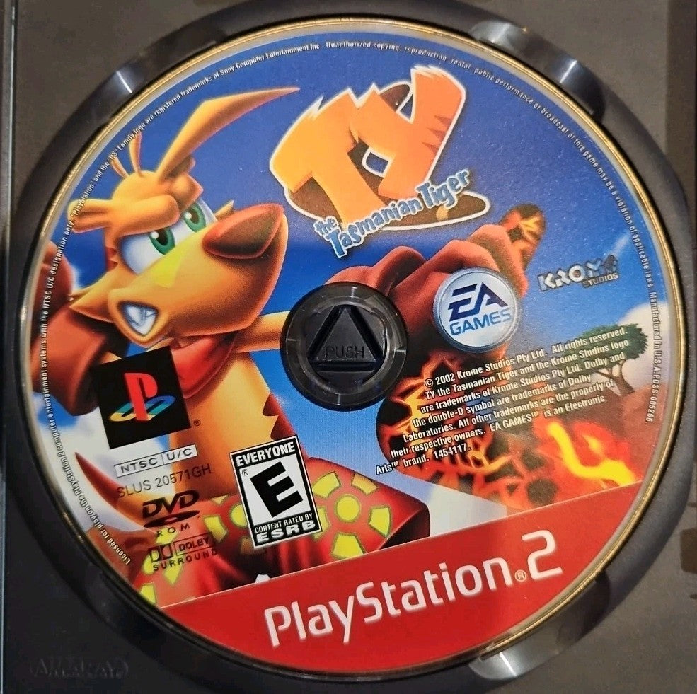 Ty Tasmanian Tiger - Greates Hits (PS2)  Mint. Tested. No Manual. New Case