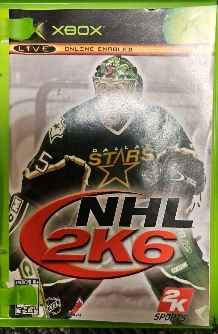 NHL 2K6 (Xbox) Tested. No Scratches. New Case