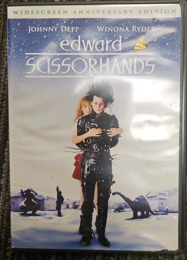 Edward Scissorhands (DVD Widescreen Anniversary Edition) Tested. Artwork Damage