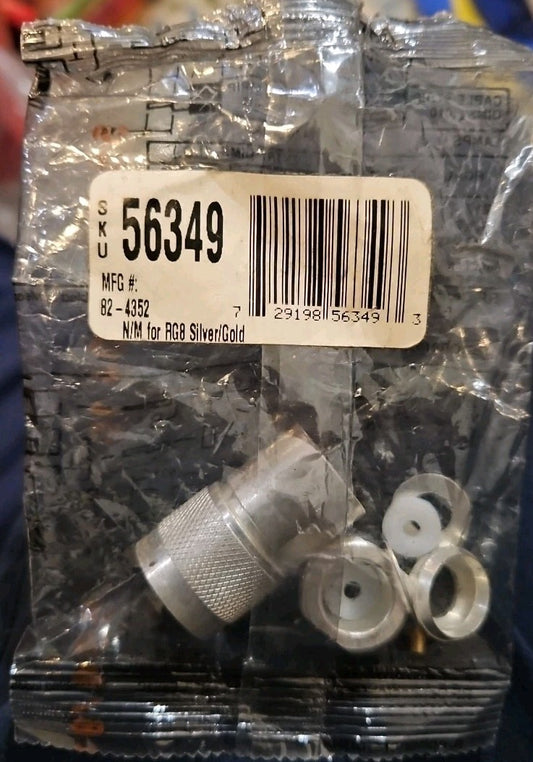 Amphenol Connector N/M For RG8 Silver/Gold M39012/01-0005 74868