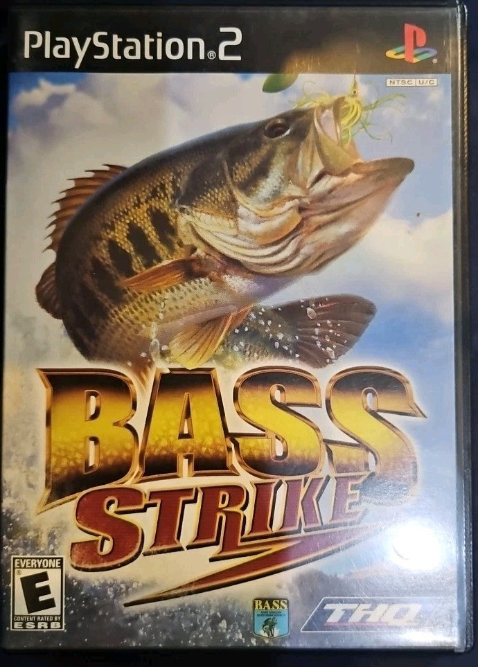 BASS Strike (Sony PlayStation 2, 2001) No Game. Case + Artwork + Manual ONLY