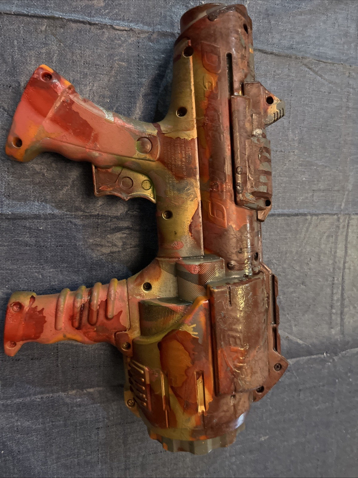 Nerf Darc Tag 10 Round Pump Action Revolver - Painted