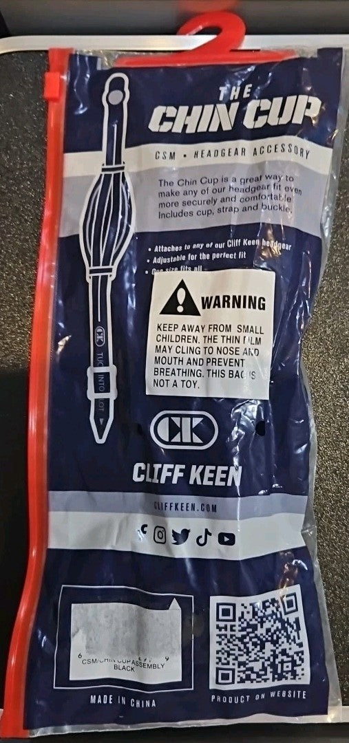 Cliff Keen Wrestling Chin Cup Assembly - Black