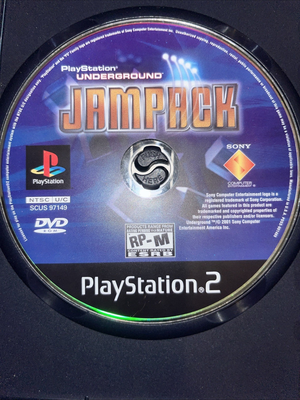 Jam Pack Fall 2001 (PS2) No Manual. Mint. Tested. No Scratches. New Case.