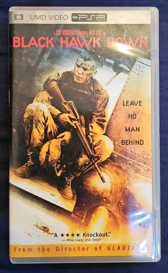 Black Hawk Down (UMD PSP) Case And Artwork Only.  No Game
