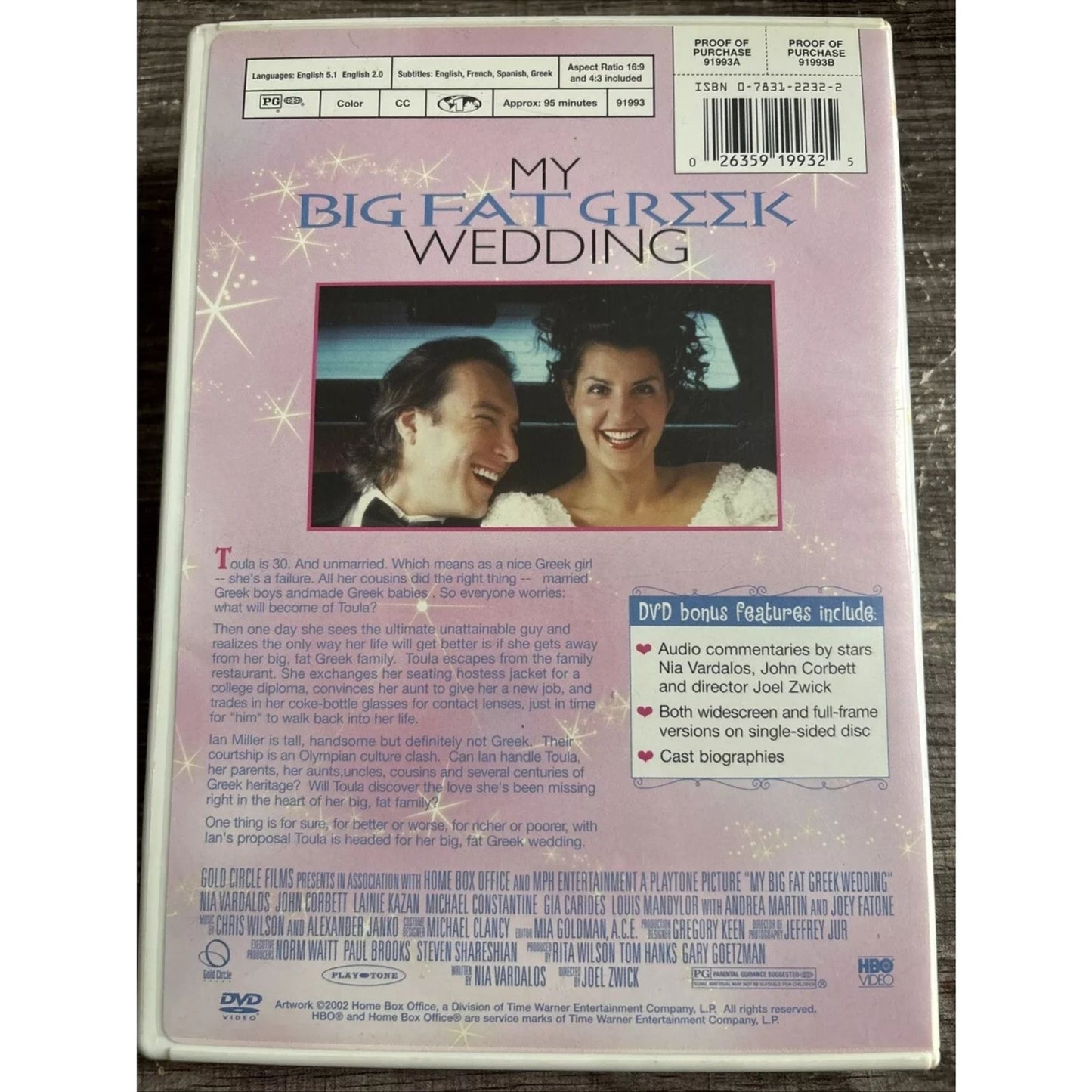 My Big Fat Greek Wedding (DVD) Factory Sealed