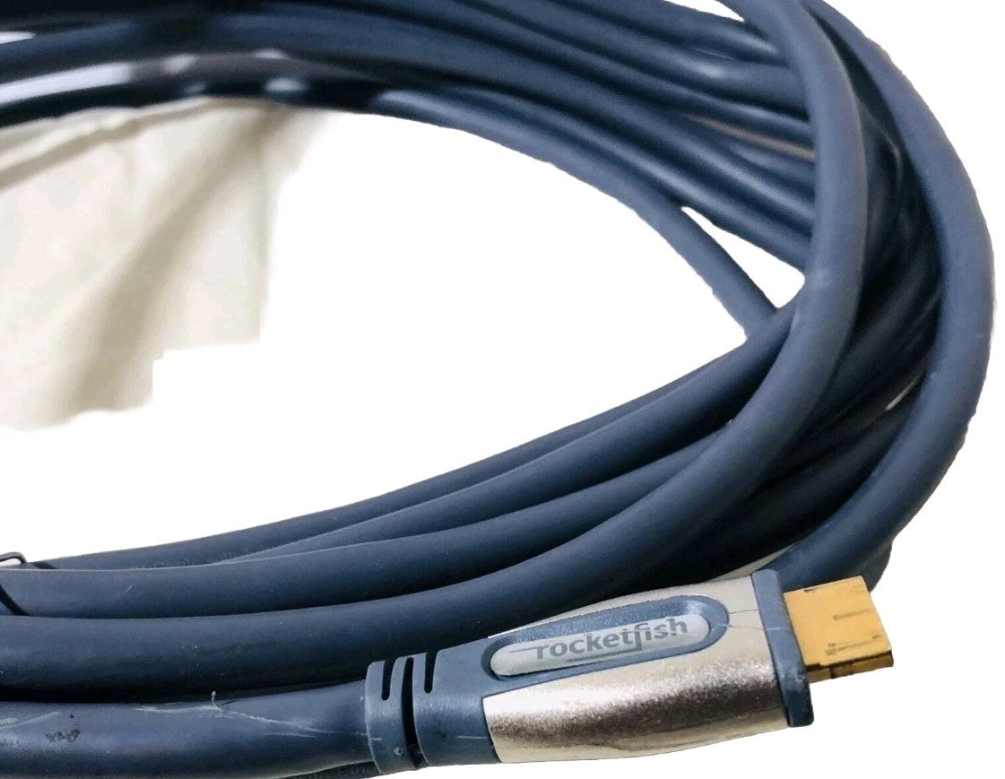 Rocketfish (RF-G1180) 24’ft. Long HDMI Cable With Ethernet 24k Gold Connector