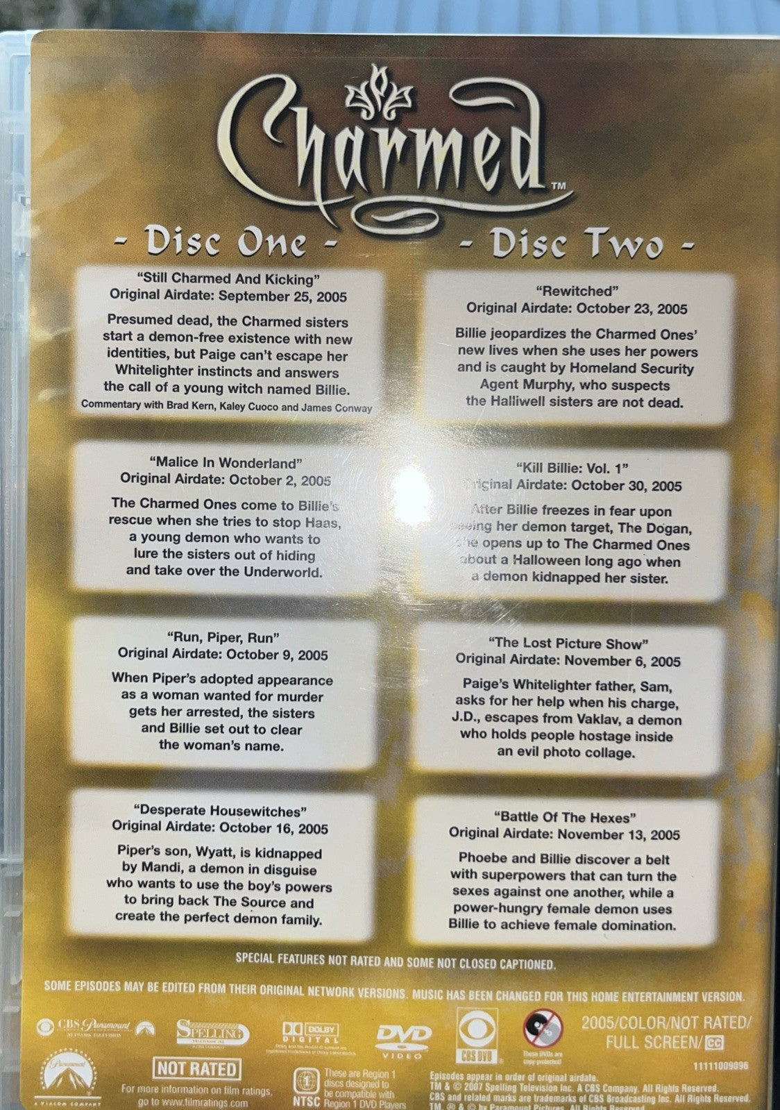 Charmed Final Season Discs 1-6