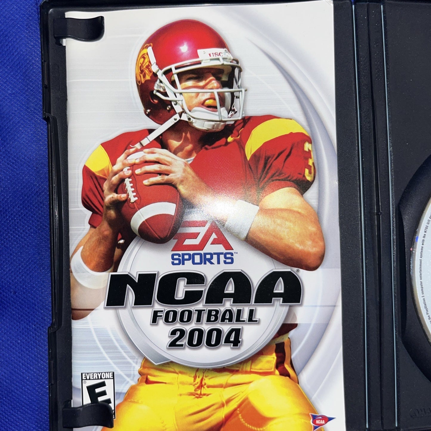 NCAA Football 2004 (PS2) Original Case + Manual w/Reg + Tested Disc