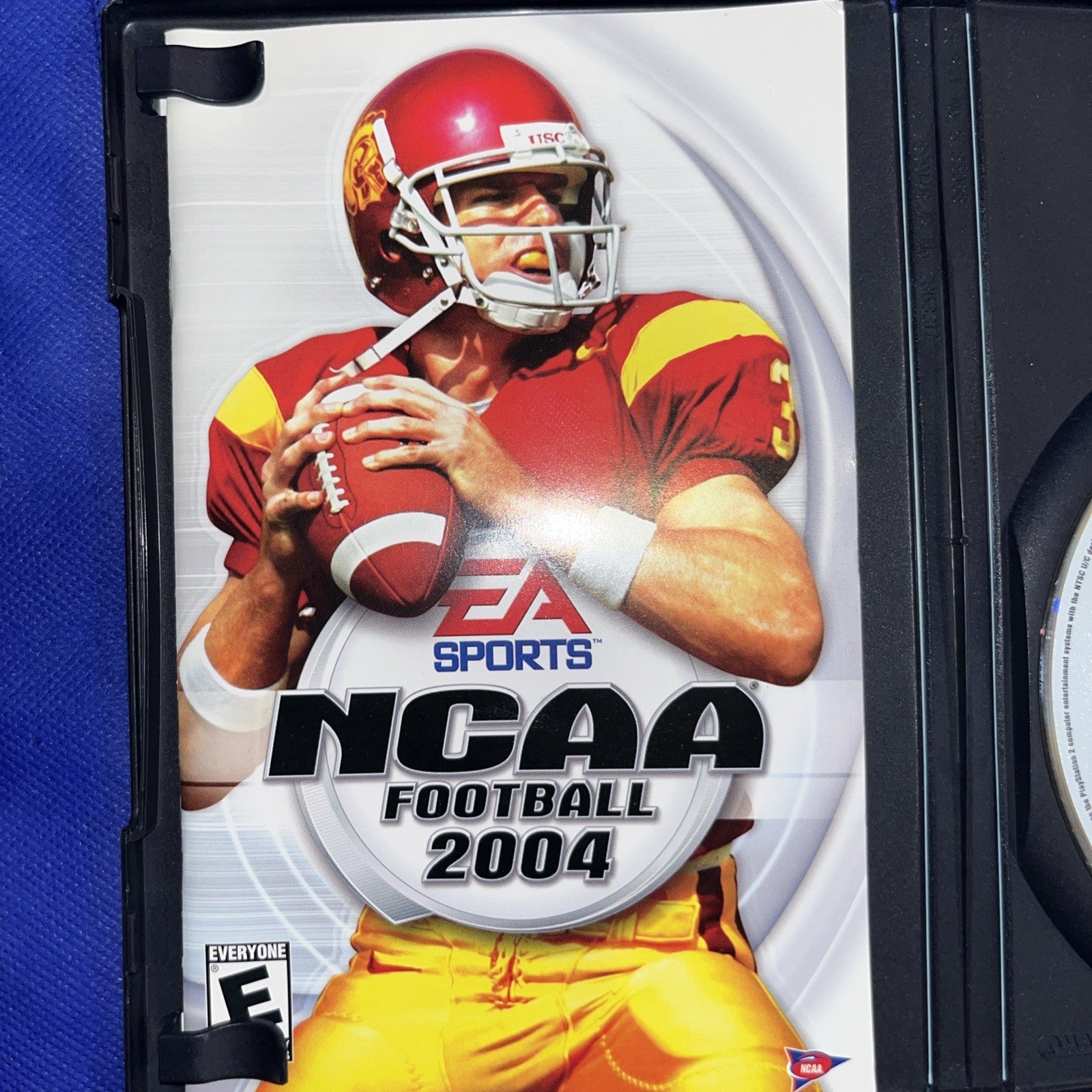 NCAA Football 2004 (PS2) Original Case + Manual w/Reg + Tested Disc