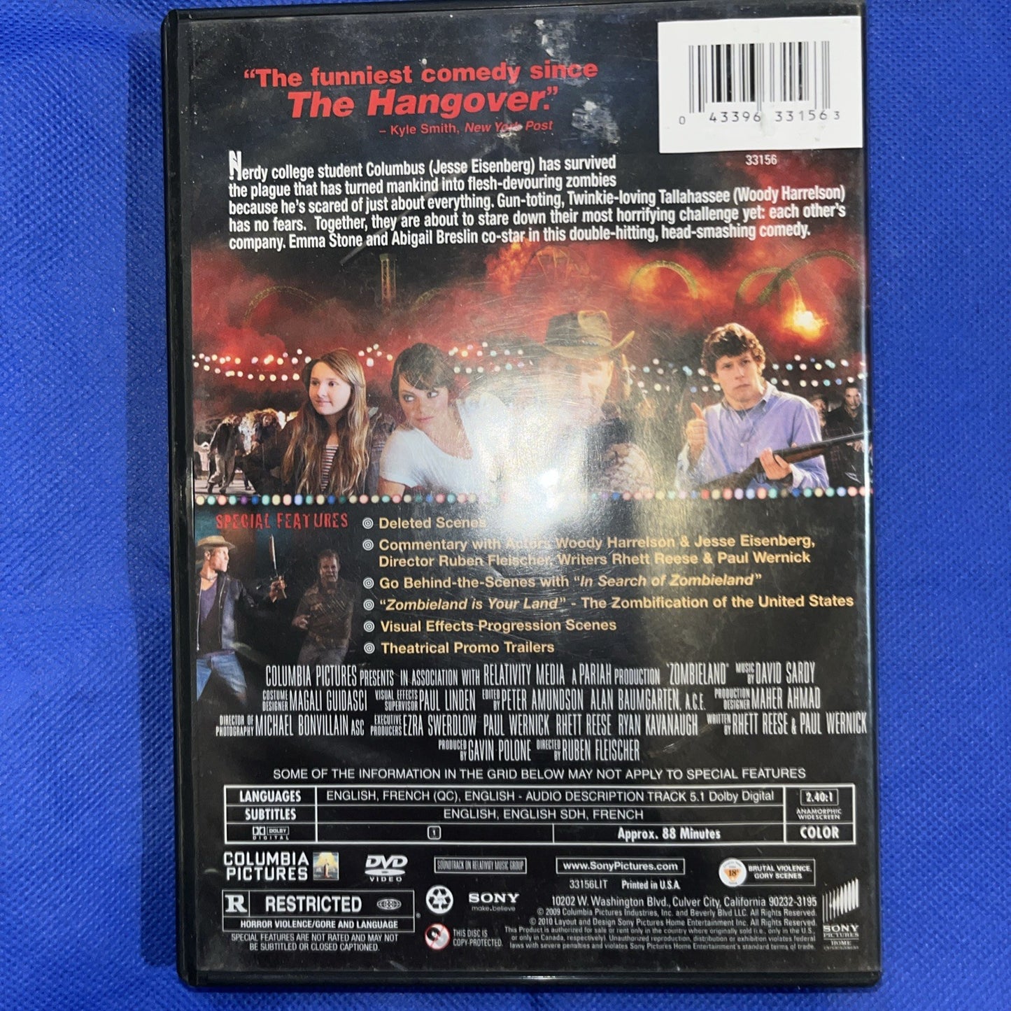 ZOMBIELAND (DVD, 2010), Sealed