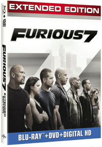 Furious 7 (Blu-ray + DVD) No Digital Downloads. New Sealed