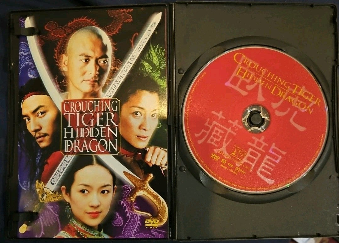 Crouching Tiger, Hidden Dragon (DVD, 2000) Slim Case. Cropped Sleeve