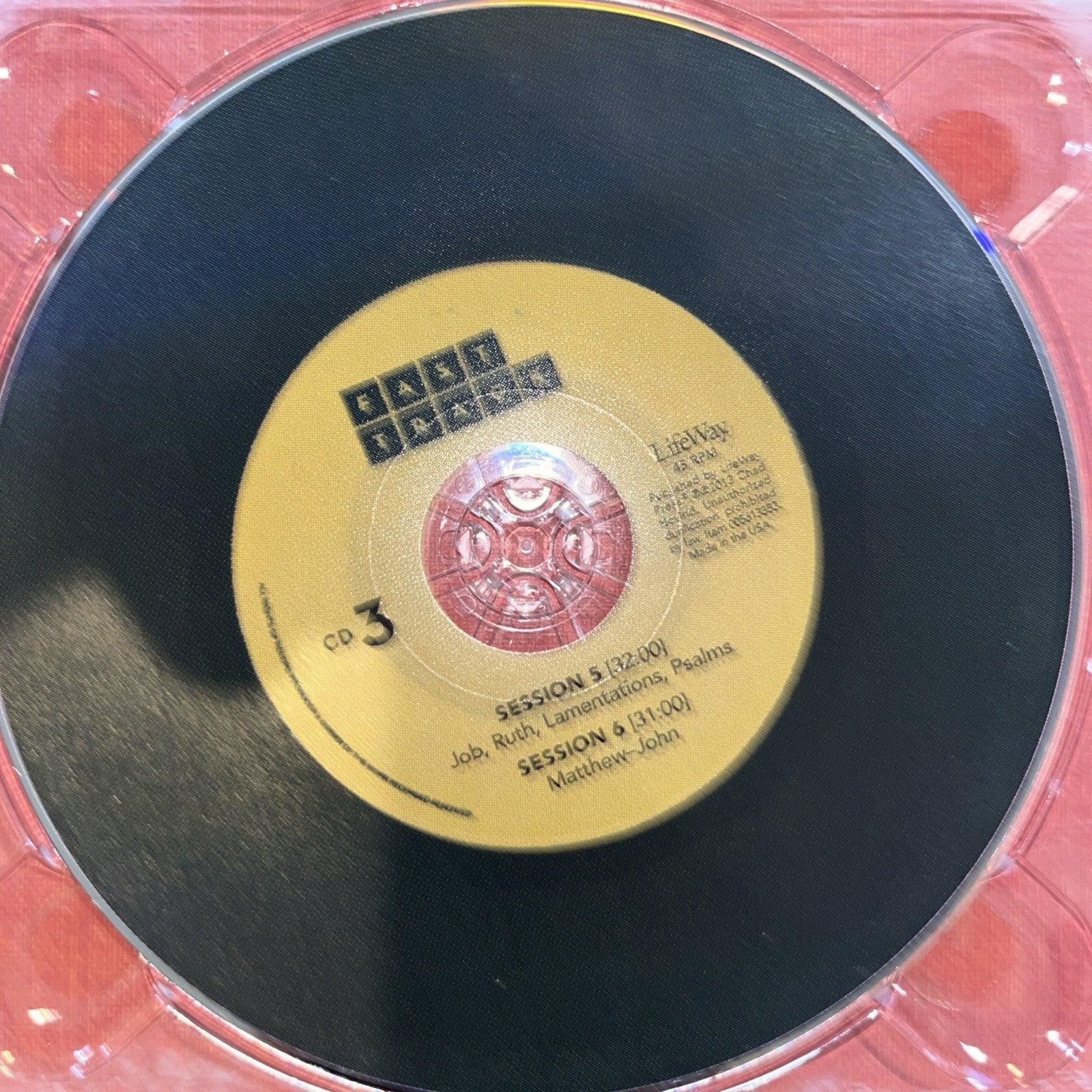 ADUOBOOK: Lifeway Fast Track: Genesis To Revelation- 4 CD Set- Chad Hovind   A17