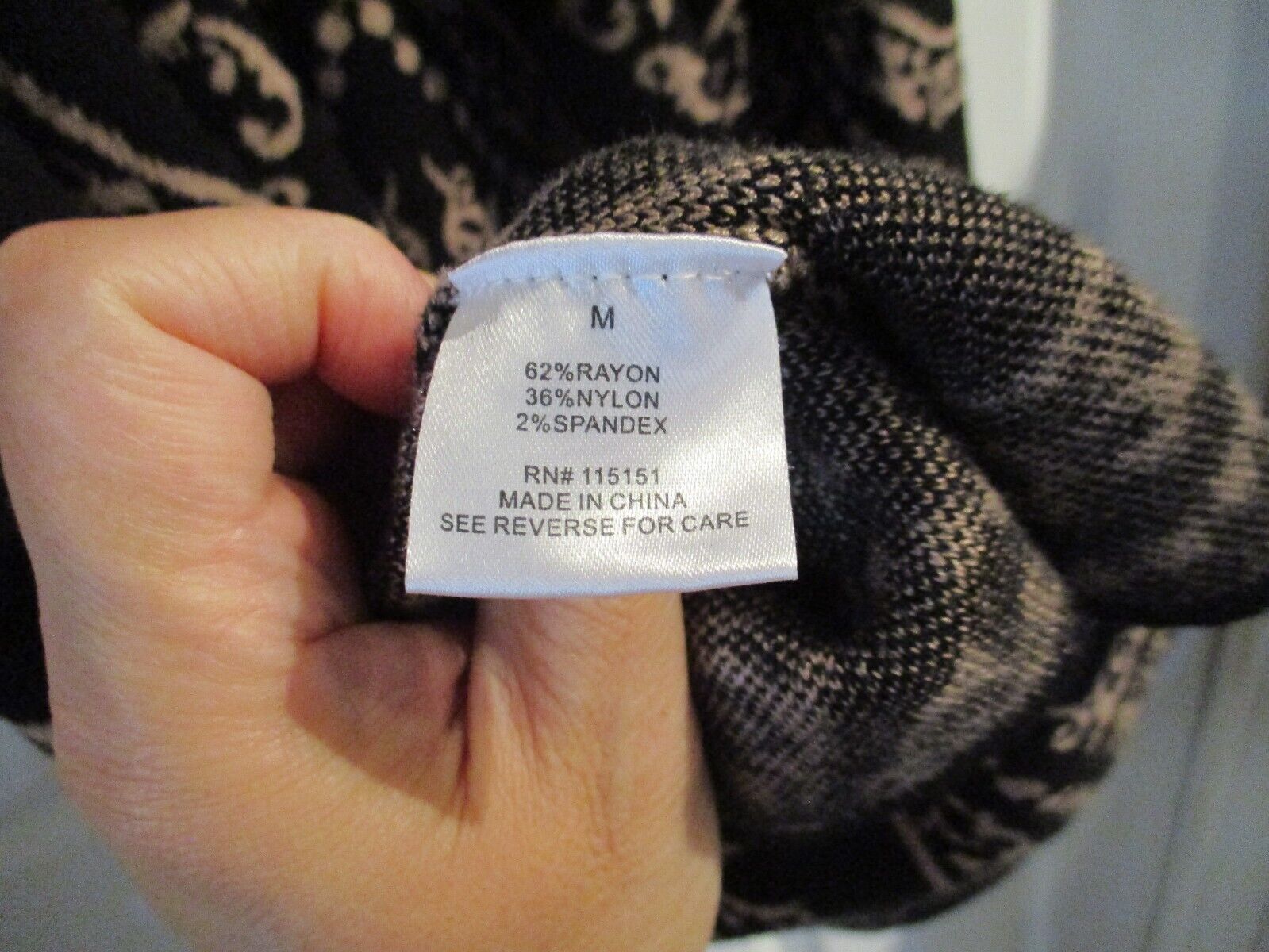 Romeo + Juliet Couture Black Knit Dress MEDIUM