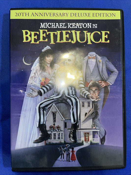 Beetlejuice (DVD, 1988)  New Case. Tested. Resealed