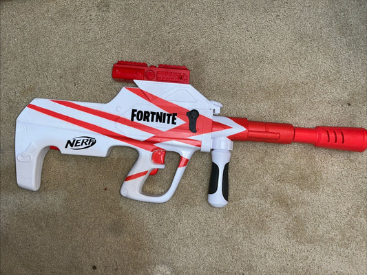 NERF FortniteBlaster (battery Powered) With Scope Attachment, No Clip, Works