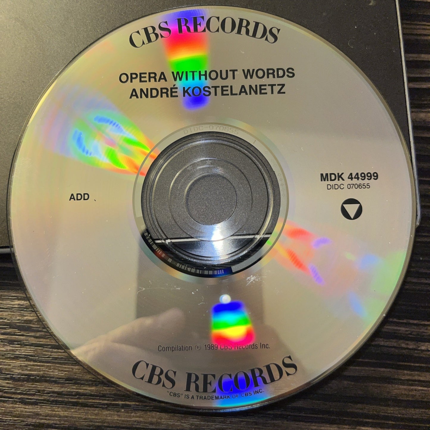 Opera Without Words (CD) Disc Only