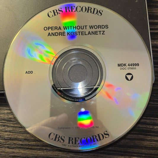 Opera Without Words (CD) Disc Only