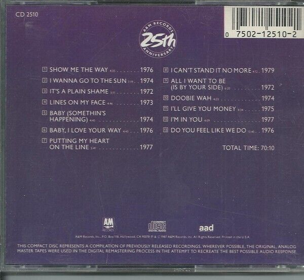 Peter Frampton Classics Volume 12 CD Rock Best of 13 Songs (new)