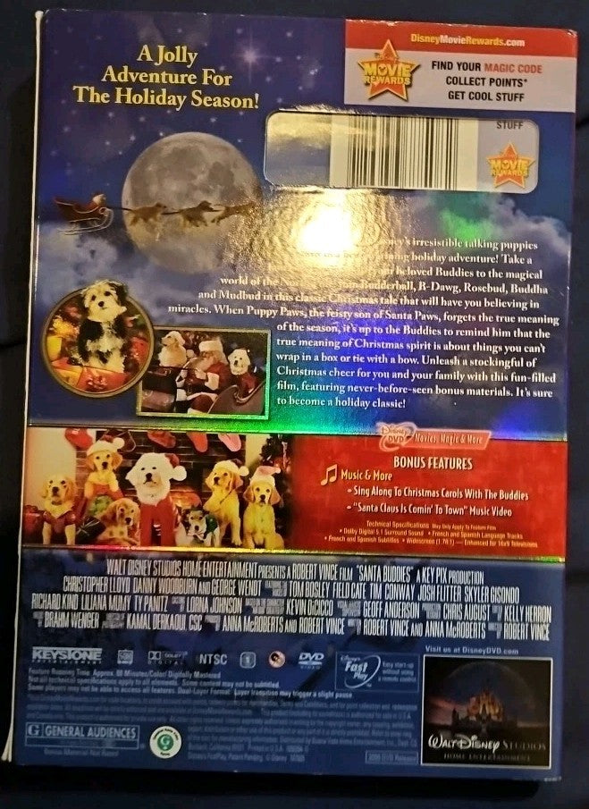 Santa Buddies (DVD, 2009) New Sealed