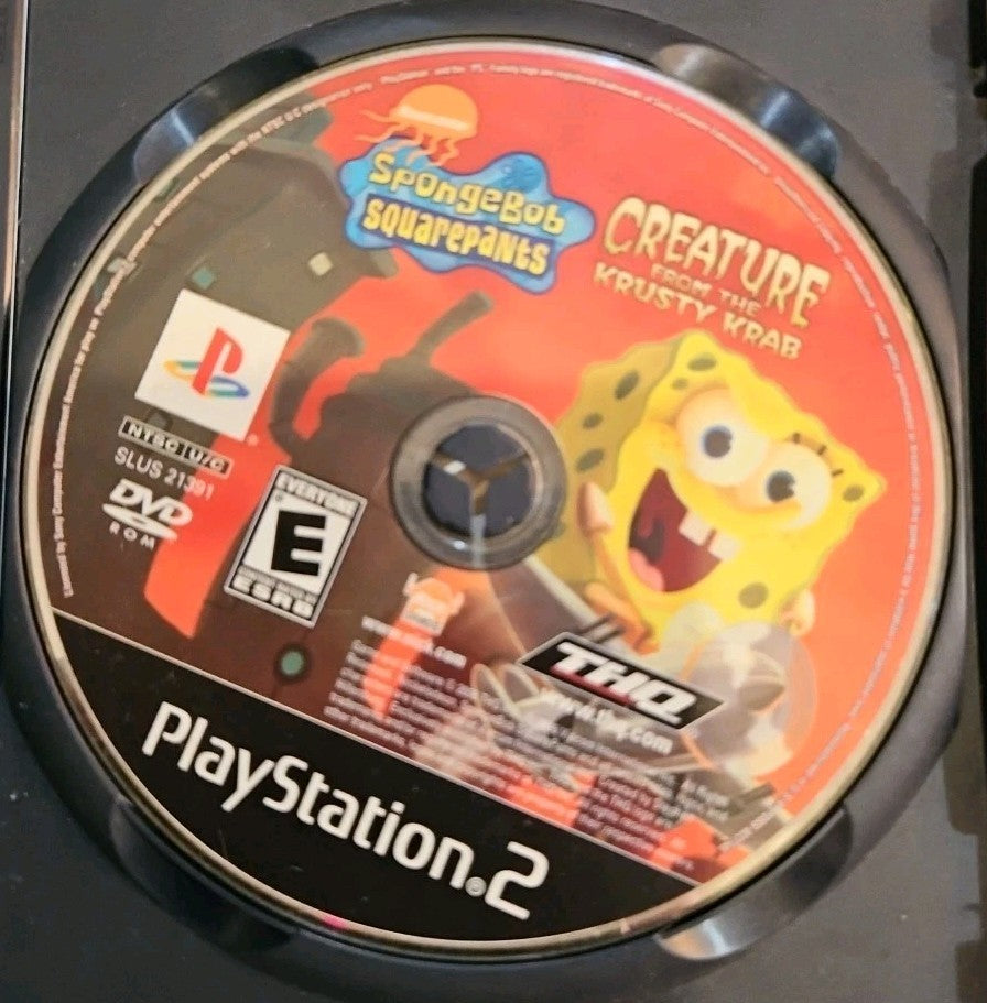 Spongebob Creature from the Krusty Krab - Sony PlayStation 2