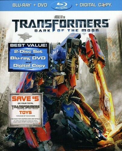 Transformers: Dark of the Moon (Blu-ray, 2011) New. No Digital Download