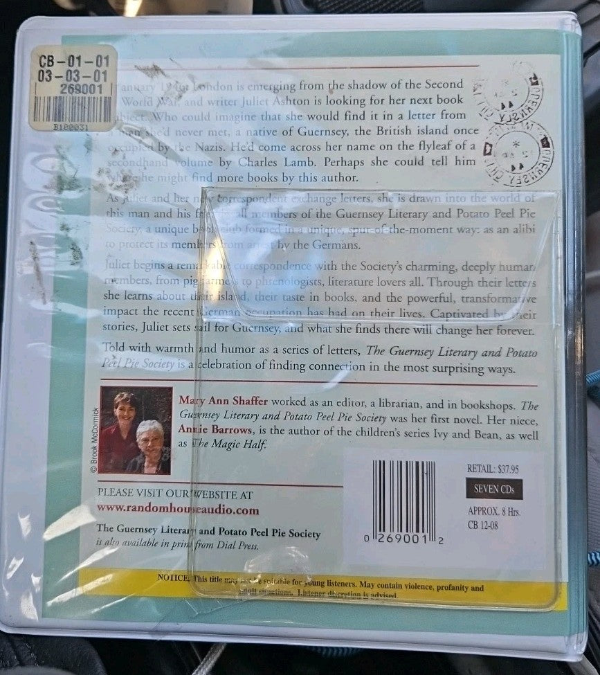 The Guernsey Literary and Potato Peel Pie Society By Mary Ann;  