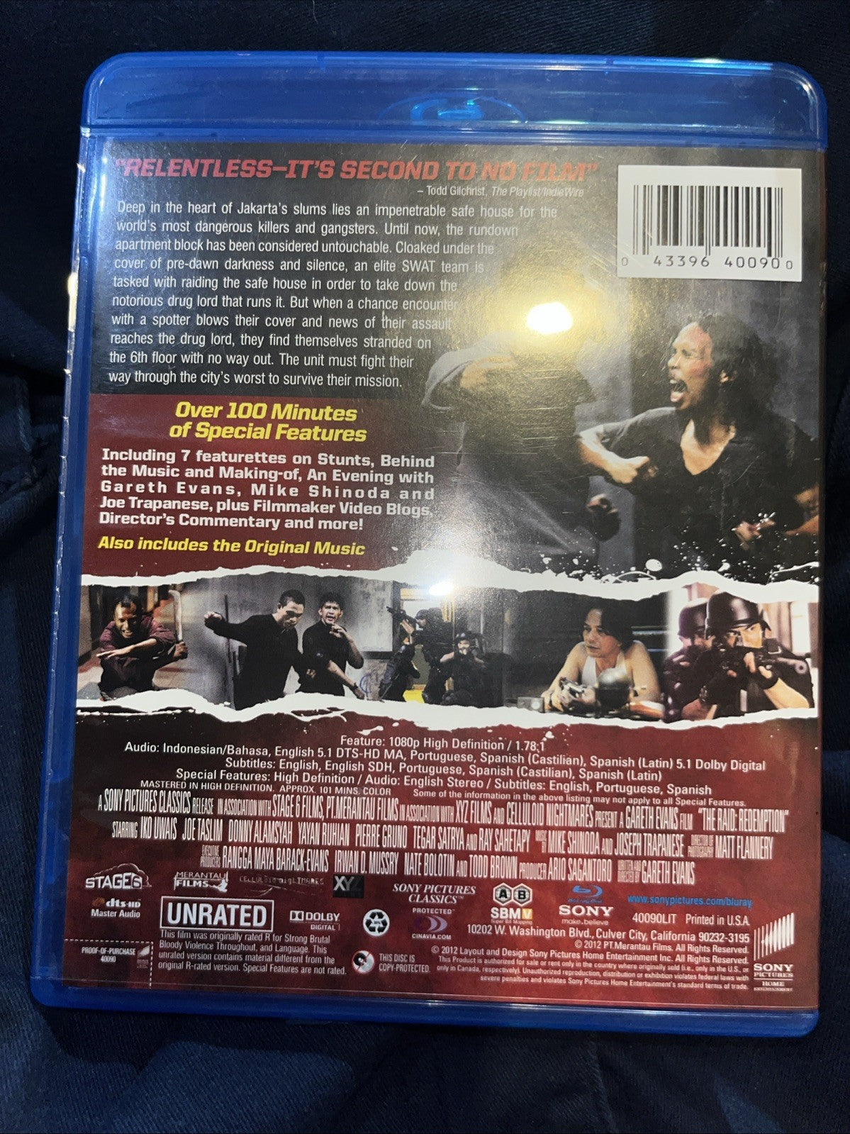 The Raid: Redemption (Blu-ray, 2012) New. No Digital Download