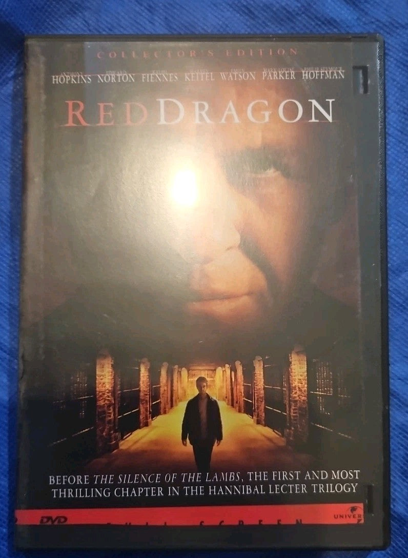 Red Dragon (DVD, 2002) Slimcase. Artwork Cropped. Tested.