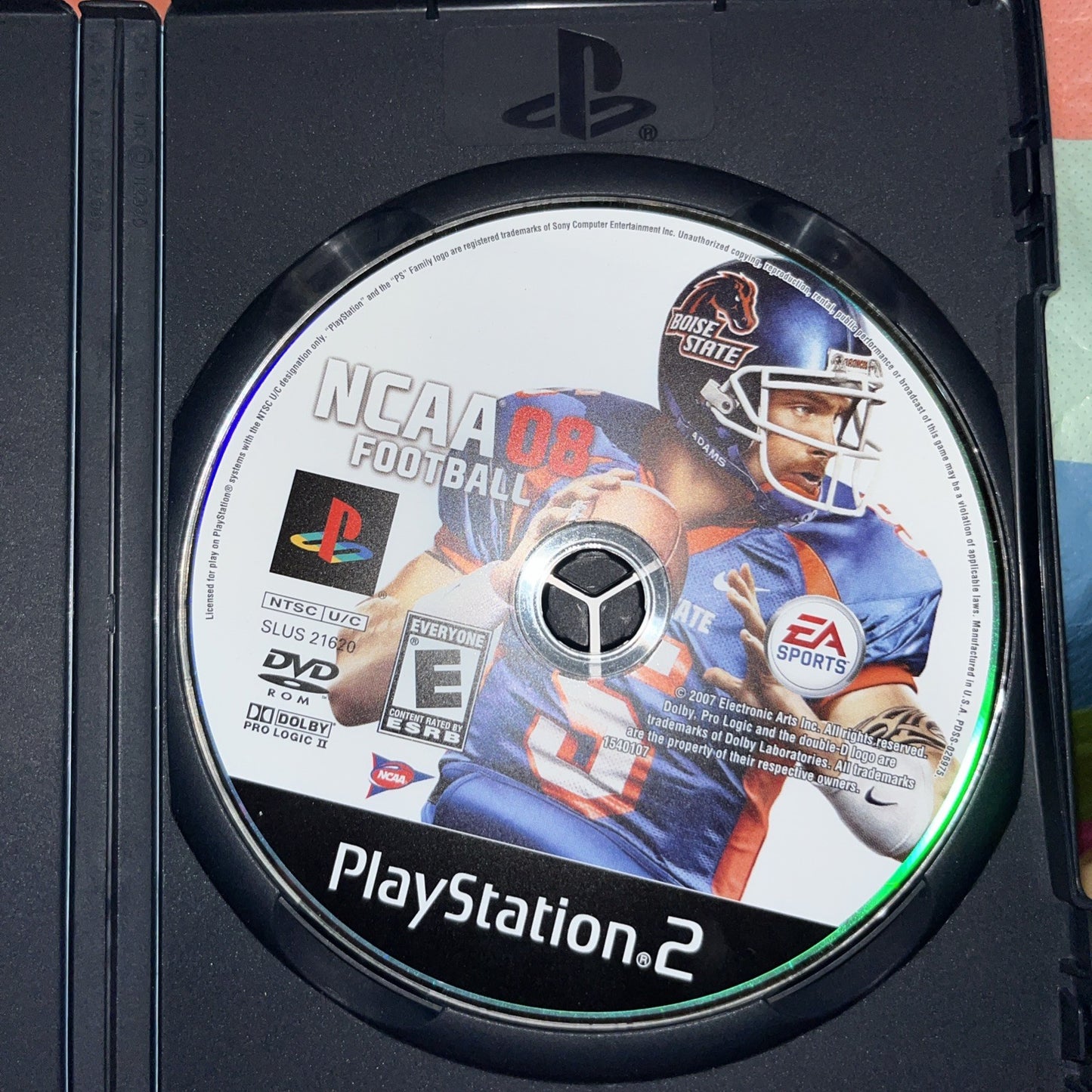 NCAA Football 08 (PS2) Tested. No Scratches. No Manual. See Pics