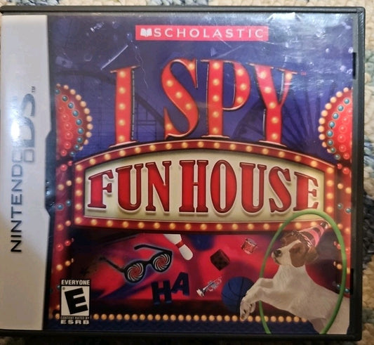 I Spy Fun House - Nintendo DS. No Game. Case + Artwork + Manual ONLY