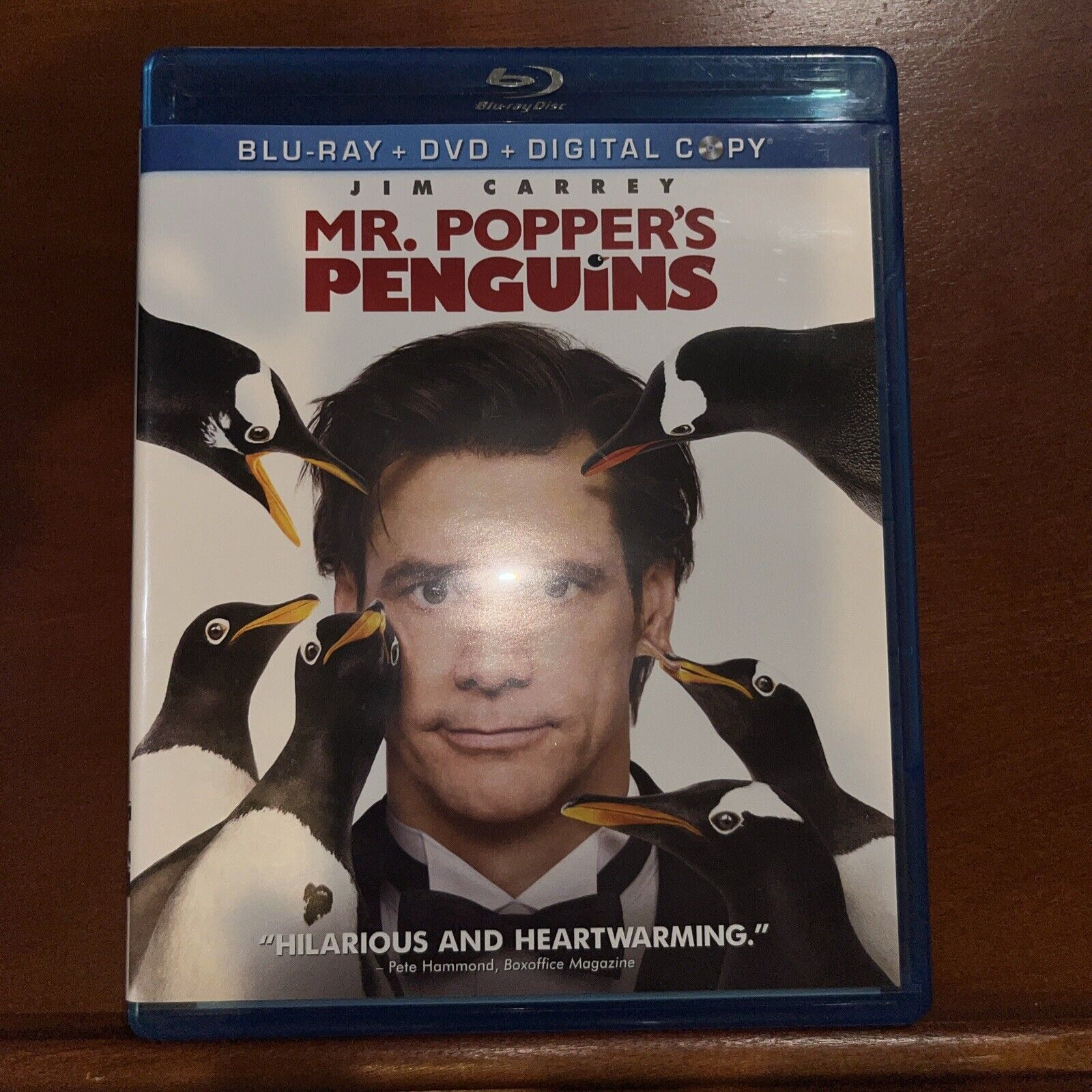 Mr. Popper’s Penguins (2011) Blu-ray + DVD + Digital w/ Slipcover Jim Carrey NEW