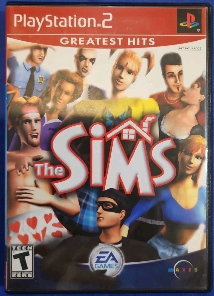 Sims Greatest Hits (PS2) Tested. No Scratches. W/Manual. New Case. Resealed
