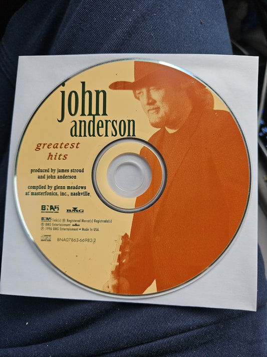 Greatest Hits by Anderson, John (CD, 2015) Tested. Disc Only