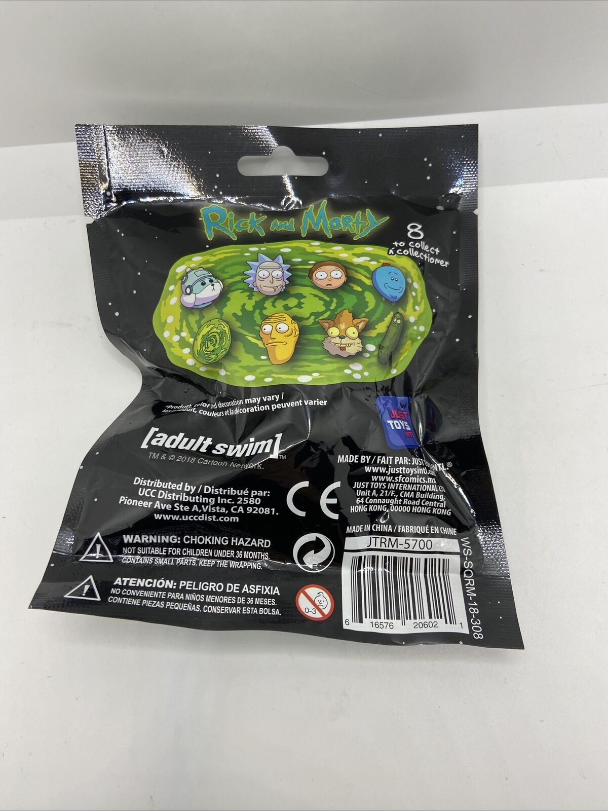 1x RICK AND MORTY SNOWBALL OFFICIAL LICENSED SQUISHME SQUISHY NEW Sealed BAG