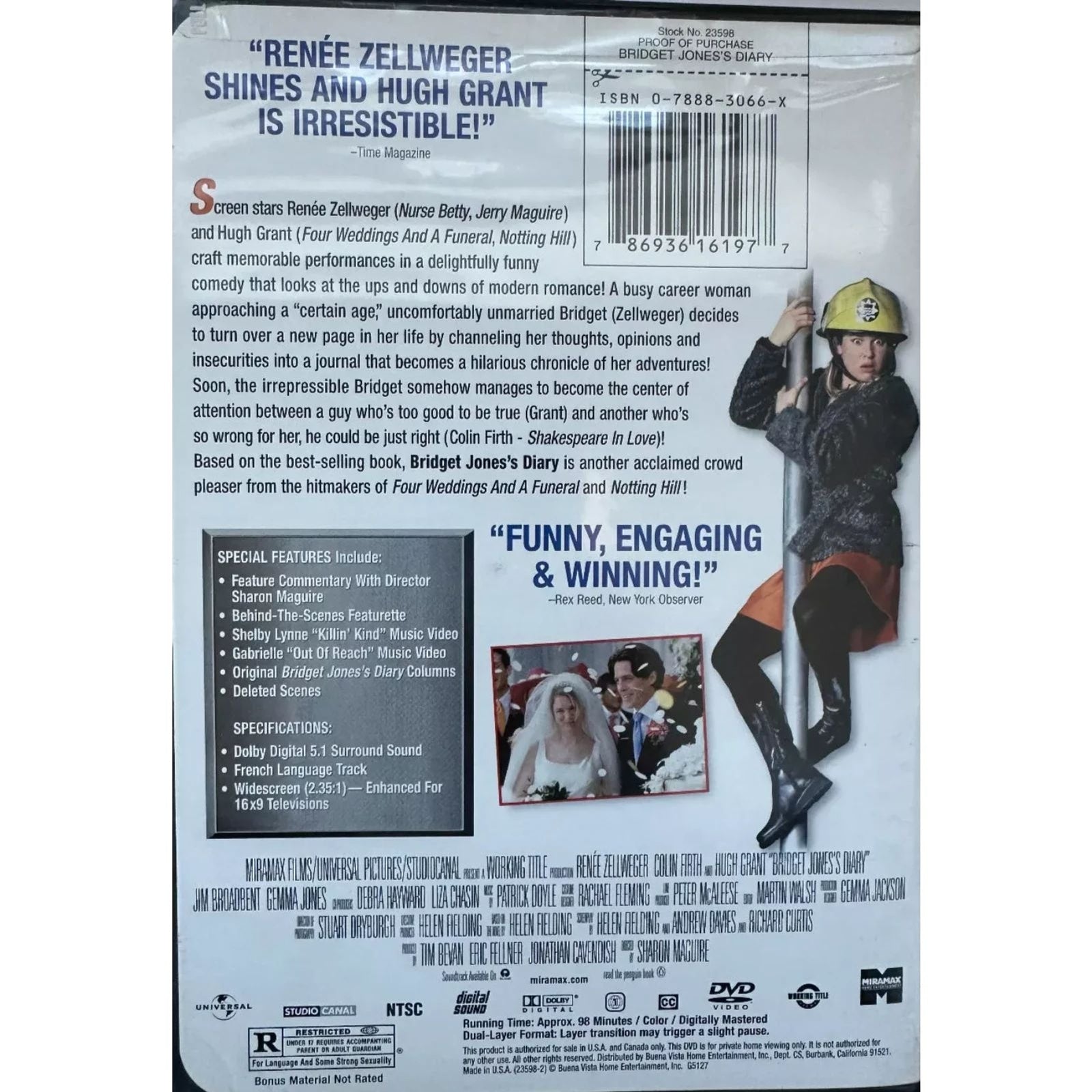 Bridget Jones's Diary (DVD) Brand New Sealed