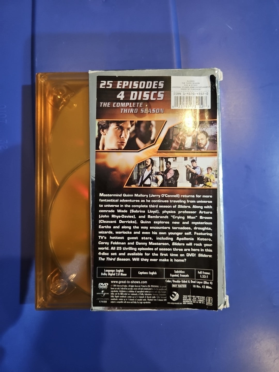 Sliders The 3rd Season (DVD) Tested