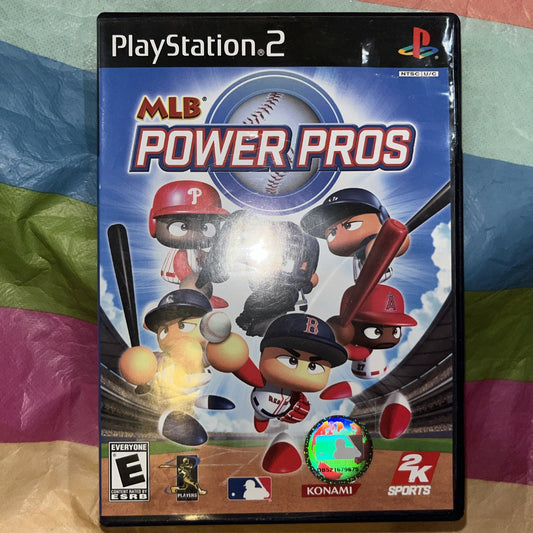 MLB Power Pros (PS2) Tested. Minor Insert Wear. No Scratches. Tested. W/Manual