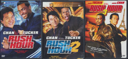 Rush Hour 1-3 Collection (DVD, 2011, 3-Disc Set)
